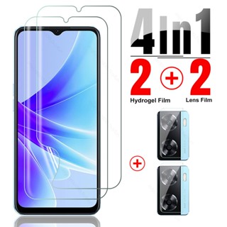 4In1 Soft Hydrogel Film for Oppo A57 A57s A 57s 57 s 4G 2022 Screen Protector Not Glass Oppoa57 Oppoa57s 4G 6.56" Camera Glass