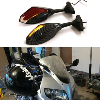 ขายดี กระจกไฟเลี้ยว LED คาร์บอน สําหรับรถจักรยานยนต์ Yamaha YZF R1 R3 R6 R6S FZ R600