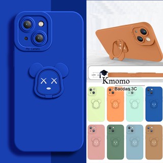 Xiaomi Mi Poco X5 13 Pro Lite กันกระแทก สี่เหลี่ยม ซิลิโคนเหลว เลนส์กล้อง ป้องกันเต็มรูปแบบ เคสโทรศัพท์ ฝาหลัง หมีน่ารัก พับ ขาตั้ง พร้อมแหวน เคสนิ่ม