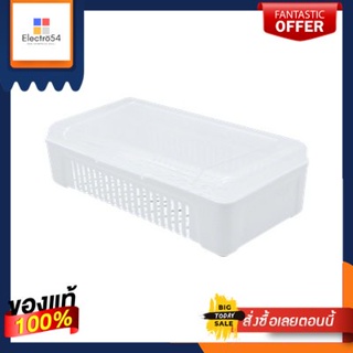 ที่ใส่ช้อนส้อมพลาสติกพร้อมฝาครอบ SN รุ่น SMT-526 สีขาวPlastic cutlery holder with cover, SN model SMT-526 white