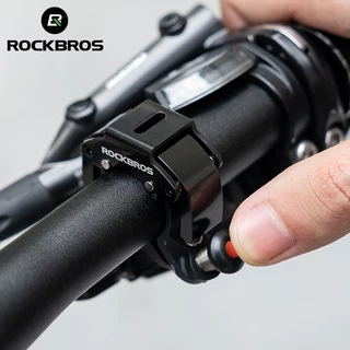 【TH Delivery】ROCKBROS แตรกระดิ่งอลูมิเนียมอัลลอยด์ กันน้ํา แบบพกพา 100dB อุปกรณ์เสริม สําหรับติดรถจักรยาน