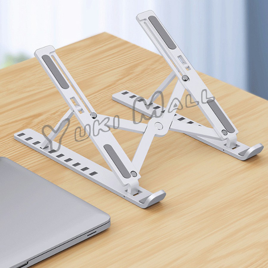 YuKi แท่นวางแล็ปท็อป  สามารถพับเก็บได้  วงเล็บมัลติฟังก์ชั่น ปรับได้หลายมุม Notebook stand