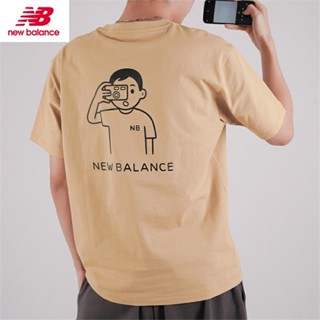 NEW BALANCE 【ของแท้】NB X Noritake เสื้อยืดลําลอง แขนสั้น ข้อต่อครึ่งแขน สําหรับผู้ชาย และผู้หญิง นักเรียน