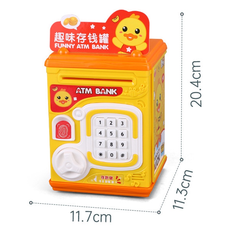 COD กระปุกออมสิน มีเสียงเพลง สามารถตั้งรหัสผ่านได้ ของขวัญวันเกิด เครื่องคิดเงินจำลอง ATM - รูปที่ 6