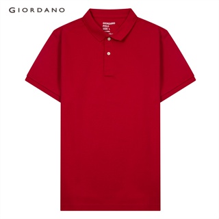 GIORDANO เสี้อโปโลผู้ชาย - Men’s Luxury Touch Polo 01010236