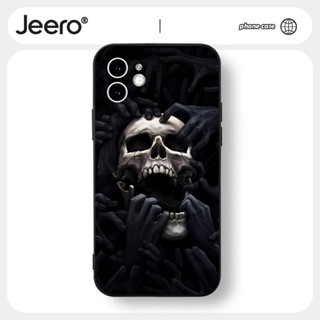 Jeero เคสไอโฟน เคสซิลิโคนนุ่มกันกระแทกน่ารักตลก เคสโทรศัพท์ Compatible for iPhone 14 13 12 11 Pro Max SE 2020 X XR XS 8 7 6 6S Plus พลัส HFF2298