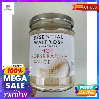 Waitrose Essential Hot  Horseradish sauce ซอส  ฮอร์ราดิช เวทโทรส 285 กรัม Wait