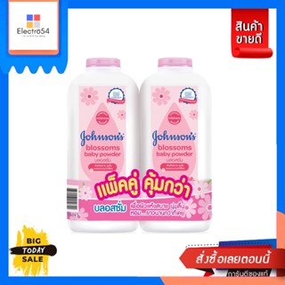 Johnsons Baby Johnsons Baby แป้งเด็ก บลอสซั่ม 380 กรัม แพ็คคู่ J&amp;J Johnsons Baby Baby Powder Blossom 380 g. Twin Pack