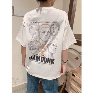 Slam Dunk Master Film Co branded Short Sleeve Rukawa Maple Sakurado Flowers and Trees T-shirt_09