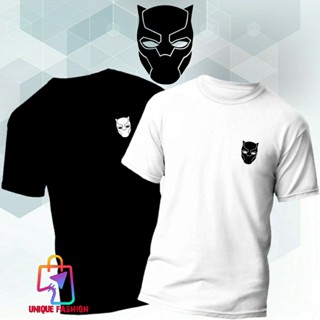 BLACK PANTHER 100% Cotton Unisex men women shirt Short Sleeve Round Neck T-shirt Solid Tee Baju_03