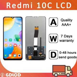 Xiaomi Redmi 10C หน้าจอสัมผัส Lcd Digitizer 220333Qbi 220333Qag ชุดประกอบ พร้อมกรอบ