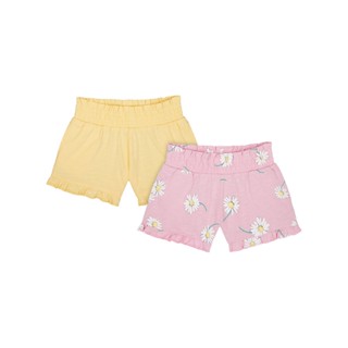 Mothercare daisy and yellow shorts - 2 pack YB708 กางเกงขาสั้นเด็กผู้หญิง