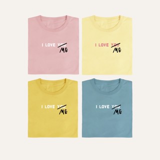 I Love me เสื้อยืด T-shirt Unisex Cotton 100%