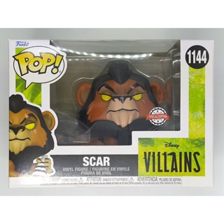 Funko Pop Disney Villains - Scar with Meat #1144 (กล่องมีตำหนินิดหน่อย)