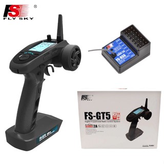 [รีโมท]  FlySky FS-GT5 2.4G 6CH Remote Transmitter w/FS-BS6 Receiver for RC Car