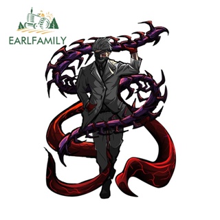 Earlfamily สติกเกอร์ไวนิล ลาย Kaneki Ken กันน้ํา สําหรับติดตกแต่งรถยนต์ รถจักรยานยนต์ Geovanni Ortiz 13 ซม. x 9.7 ซม.