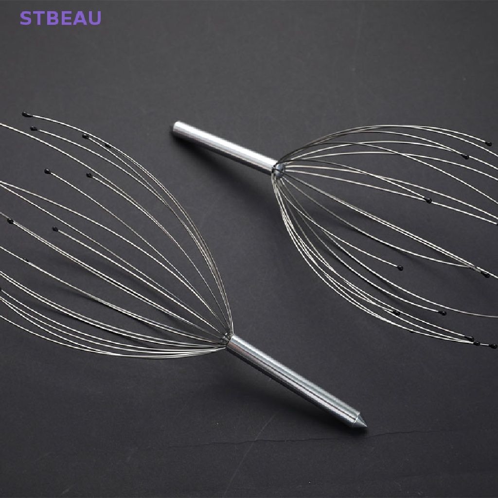 [cxSTBEAU] เครื่องนวดหนังศีรษะพร้อมที่ขูดนวด 20 กรงเล็บเพื่อการผ่อนคลายอย่างล้ําลึก อืม - รูปที่ 6