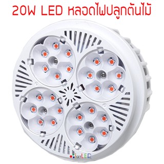 20W LED Grow Light ขั้วเกลียวไฟบ้าน