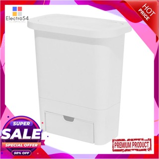 HANGING ถังขยะพร้อมที่แขวน GOMI ขนาด 7L สีขาวHANGING DUSTBIN ACCO GOMI 7L WHITE