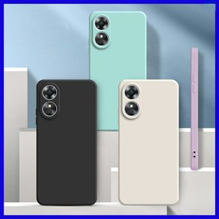 เคสโทรศัพท์ซิลิโคน TPU แบบนิ่ม ทรงสี่เหลี่ยม สําหรับ OPPO A78 4G NFC 5G A78 A 78 A78NFC