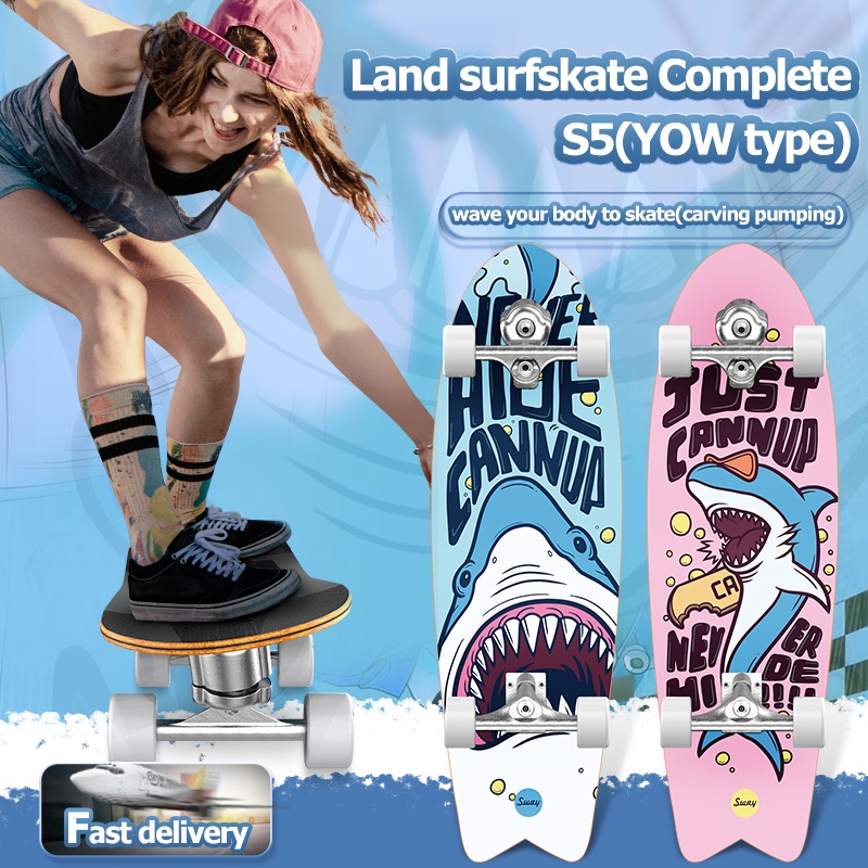 Sway S5 Land Surfskate สําหรับผู้ใหญ่ 32 นิ้ว