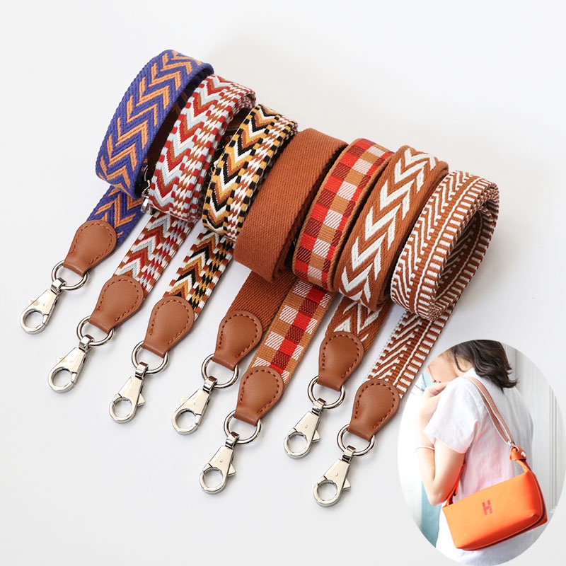 สายสะพายกระเป๋า ผ้าแคนวาส แบบเปลี่ยน สําหรับกล่องอาหารกลางวัน Hermes