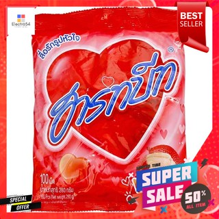 ฮาร์ทบีท ลูกอมรูปหัวใจ รสระกำ 280 ก.Heartbeat Heart-shaped candy 280 g.