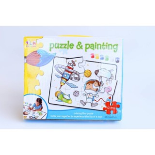 ตัวต่อระบายสีแสนสนุก puzzle &amp; painting