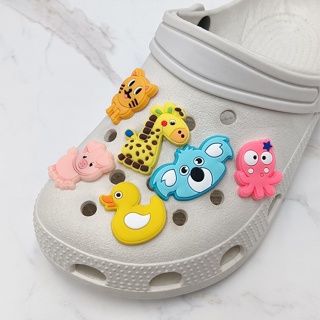 CROCS จี้รูปแมว เป็ด ยีราฟ หมู โคอาล่า จิบิตซ์ น่ารัก เครื่องประดับ สําหรับผู้หญิง