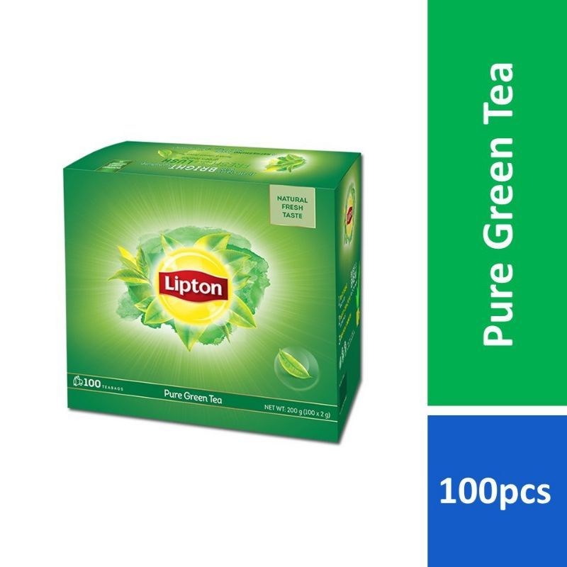 Lipton Green tea ลิปตันชาเขียว ขนาด 100 ซอง