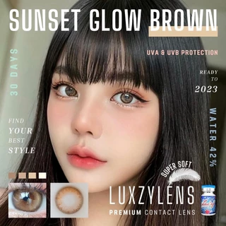 🔥คอนแทคเลนส์✨ขนาดมินิ✨ Sunset Glow (Luxzylens)