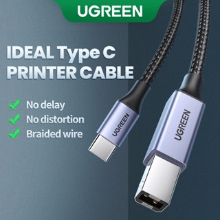 Ugreen สายเคเบิ้ล Usb C To Usb Type B 2 . 0 สําหรับ  for  Printer Type C สแกนเนอร์