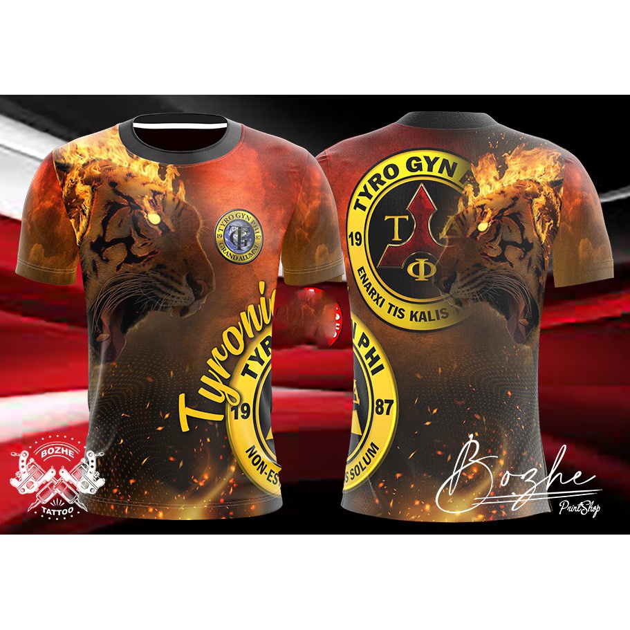 เสื้อ Tyrians Tiger Fire Full Sublimation