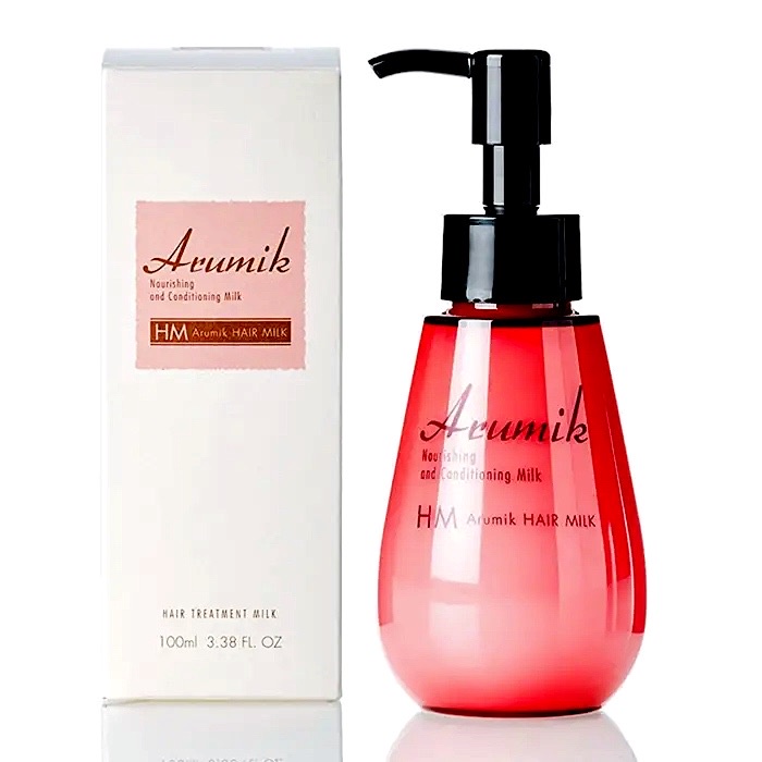 Arumik Hair oil สำหรับการบำรุงเป็นพิเศษ ช่วยบำรุงเส้นผมที่แห้งเสียให้กลับมานุ่มสวย มีน้ำหนัก พร้อมกล