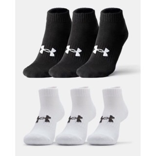 ถุงเท้า Under Armour UA Unisex Core Low Cut 3-Pack Socks (#1361574)