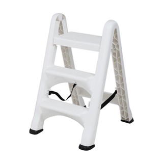 STEP บันไดพลาสติก MATALL 3 ชั้น สีขาวSTEP STOOL MATALL 3-STEP WHITE