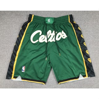 2023 nba Boston Celtics green pockets basketball shorts