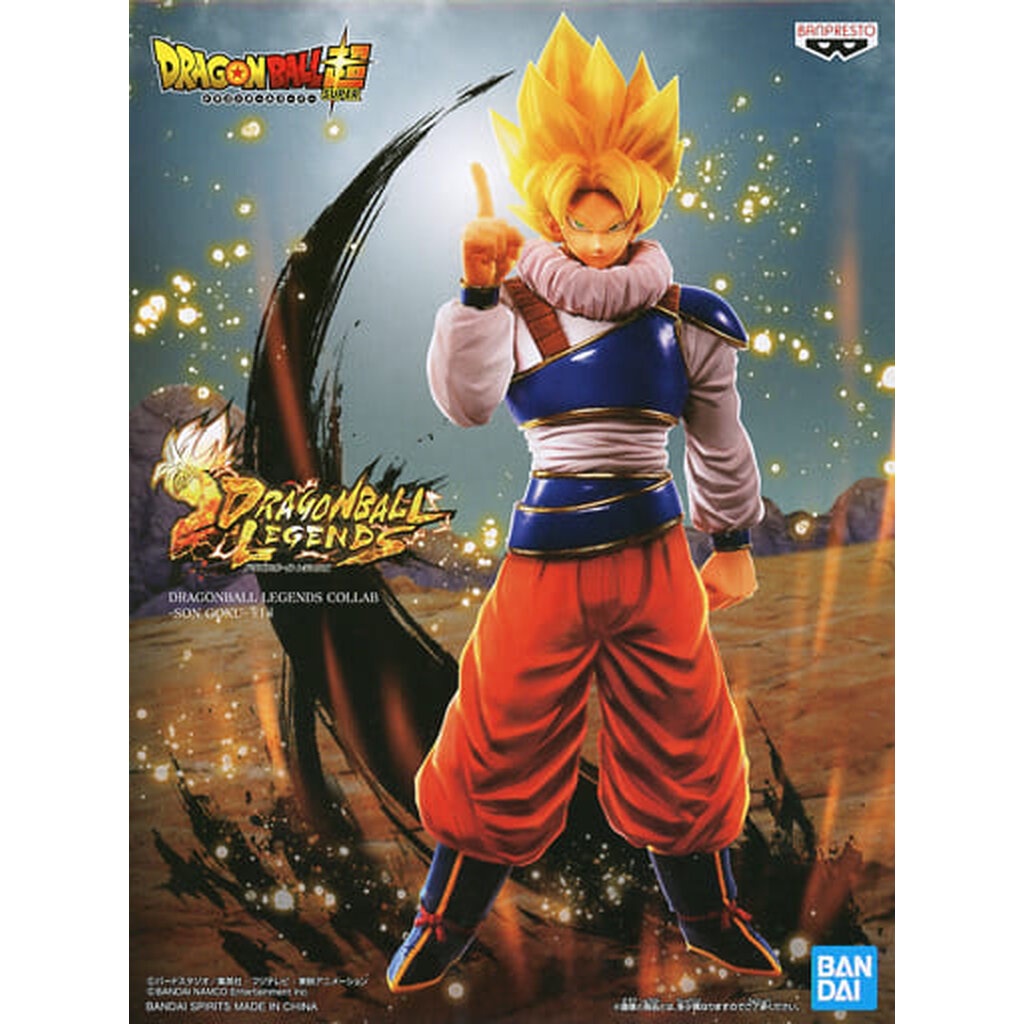 Goku Super Saiyan ของแท้ JP แมวทอง - Dragonball Legends Collab Banpresto [โมเดลดราก้อนบอล]
