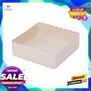 Tray ถาดทรงสี่เหลี่ยม ลายหวาย Reangwa รุ่น 0491Rectangular Tray With Rattan Pattern Reangwa Model 0491