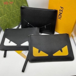 เช็คของก่อนสั่ง งานพร้อมกล่อง กระเป๋าเอกสาร Fendi กระเป๋าคล้องมือ กระเป๋าแบบหนีบ