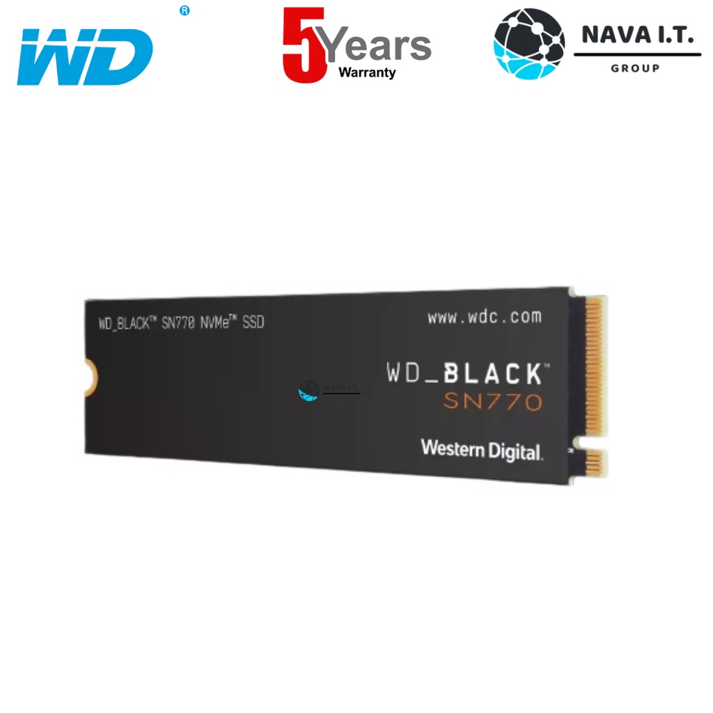 🛵มีส่งด่วน💨 WD SSD M.2 NVMe WD BLACK SN770 1TB GEN 4.0 (WDS100T3X0E)
