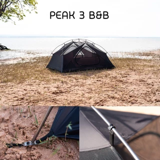 (Clearance SALE) SUN&STAR PEAK 3 Series Ultralight 4 Season Freestanding Tent 15D 40D Fabric เต็นท์น้ำหนักเบา