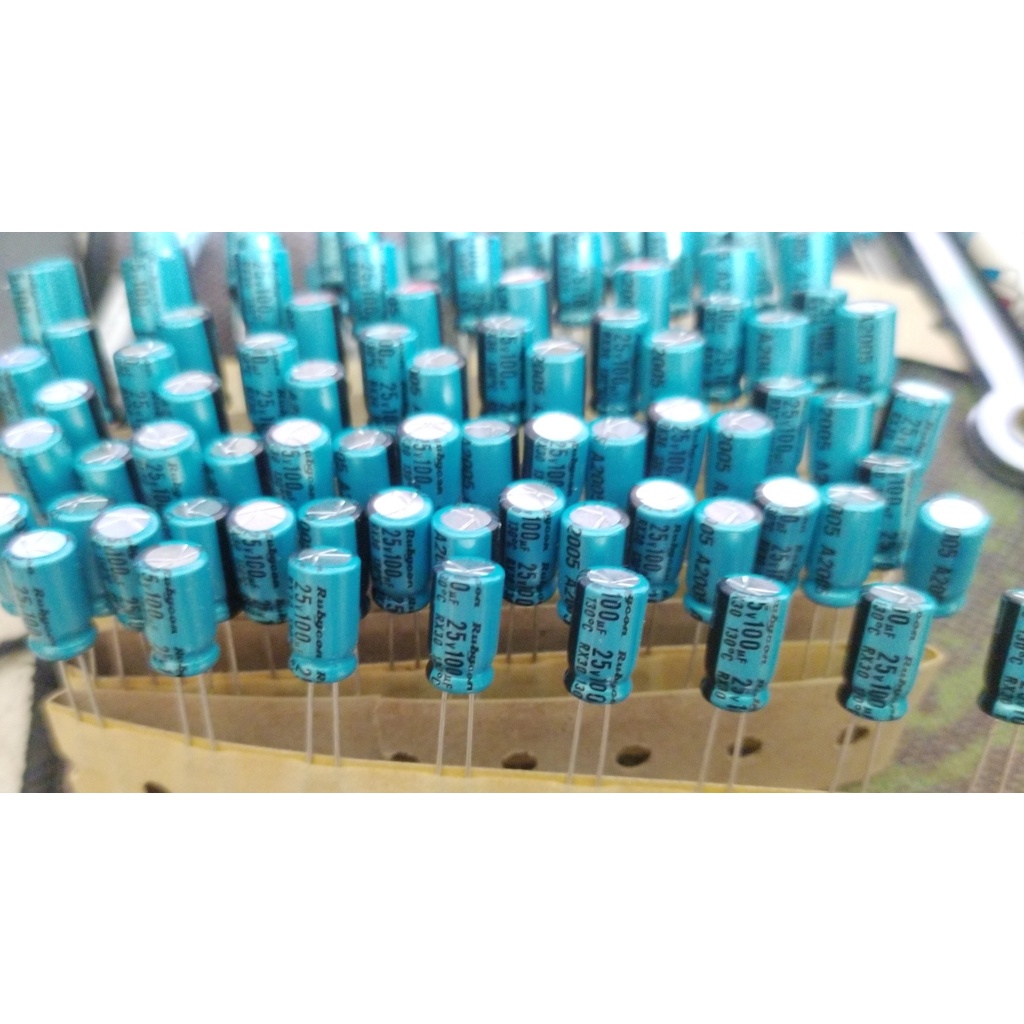 Rubycon Capacitor 100uF 25V - ของแท้