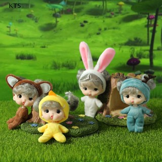 Kts ตุ๊กตาฟิกเกอร์ Kawaii Pocket Doll Ob11 1/12 ขนาด 11 ซม. พร้อมเสื้อผ้า ของเล่นสําหรับเด็ก