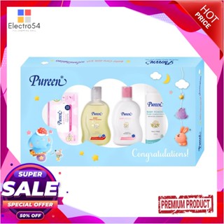 BABY GIFTSET ชุดความสะอาดสำหรับเด็ก PUREEN 4ชิ้นBABY CARE GIFTSET PUREEN 4PCS