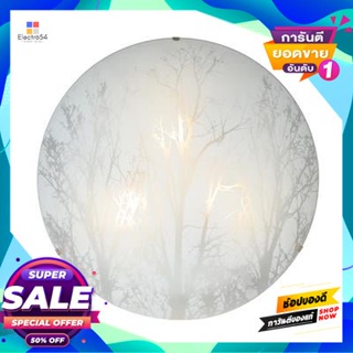 Wall โคมไฟผนังภายในแก้ว (E27x2) LUZINO รุ่น 16605-300 ขนาด 30 x 9 x 30 ซม. สีขาวGlass Interior Wall Lamp (E27x2) LUZINO