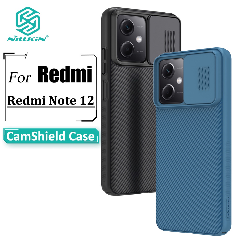 Nillkin CamShield เคสโทรศัพท์ Redmi Note 12 4G Note 12 5G เคสกล้อง เลื่อน ป้องกัน หรูหรา แข็ง PC กันกระแทก เคสด้านหลัง
