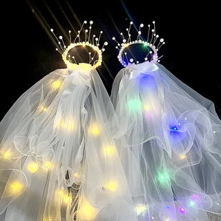 เวลเจ้าสาว ผ้าคลุมผมเจ้าสาว มีหวีสับ หลายแบบ ตรงปก Veil สายสะพาย, ที่คาดผมเจ้าสาว