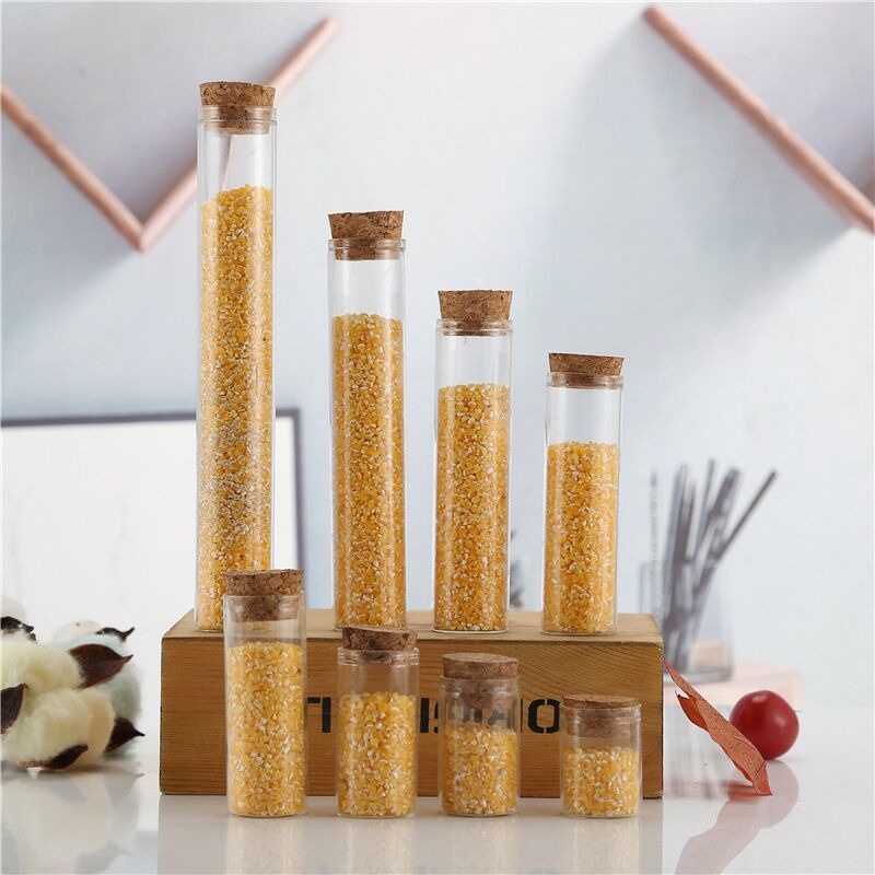 โถเก็บอาหารแก้ว Botless Wood Cover 20 ml - YS-7070 - โปร่งใส