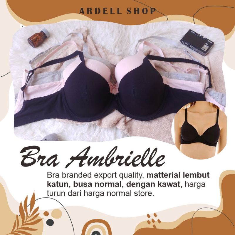 KATUN CA AMBRIELLE ชุดชั้นในสตรีผ้าฝ้าย FULL CUP 36D 38D ผ้าฝ้ายชุดชั้นใน